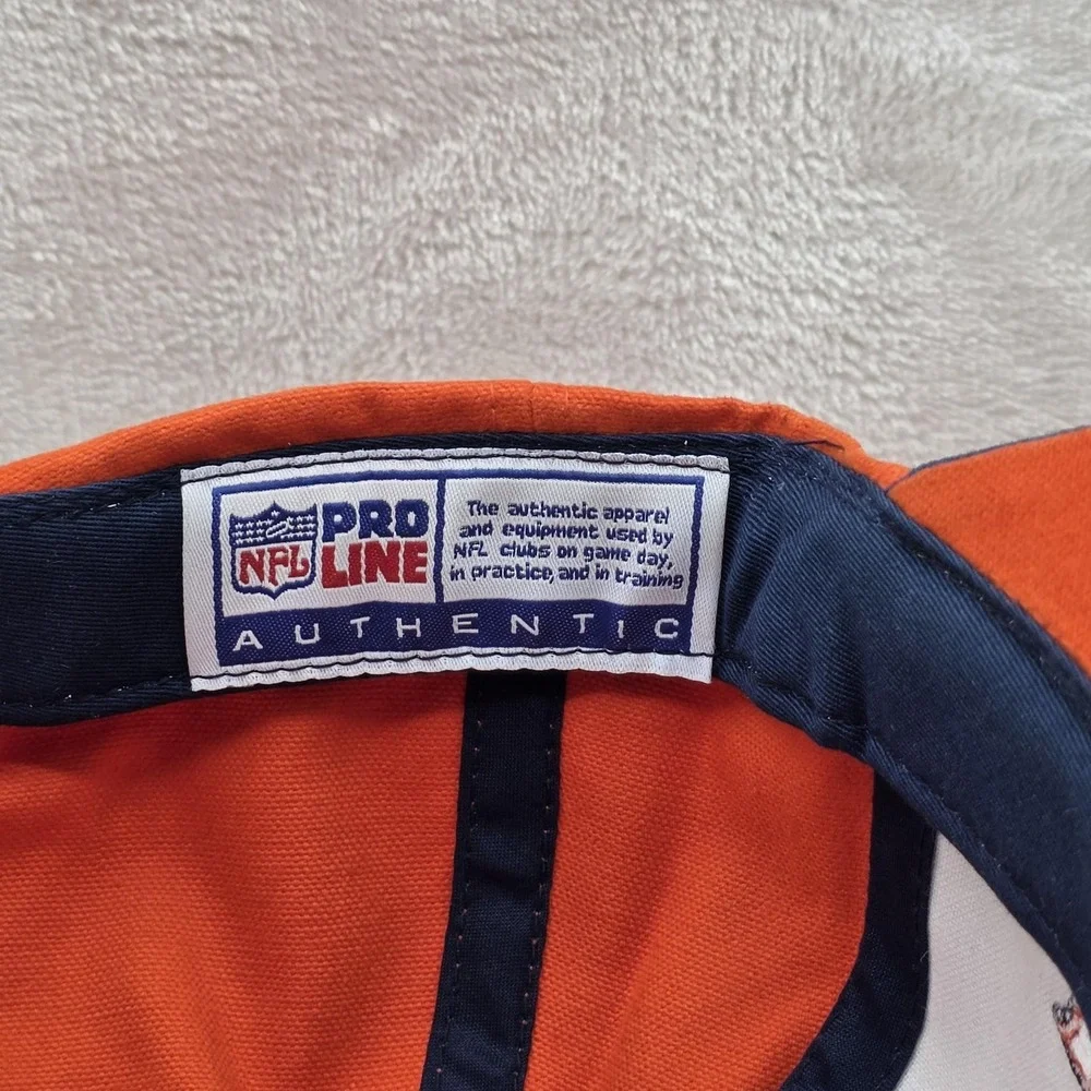 Denver Broncos Hat Cap Strap Back Mens One Size‎ Orange Blue NFL Football Reebok